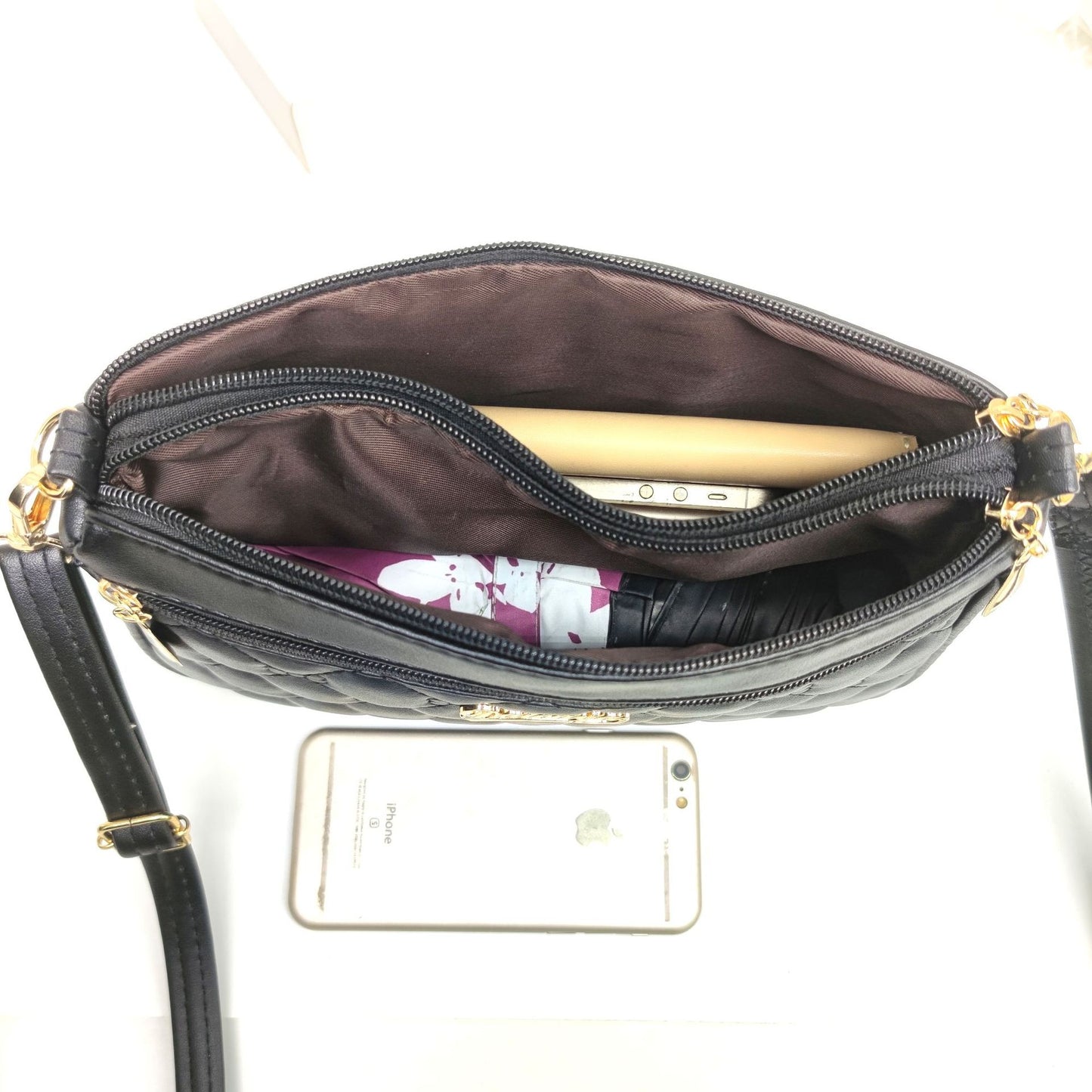 Women's Double Layer Embroidered Fashion Mom Shoulder Bags