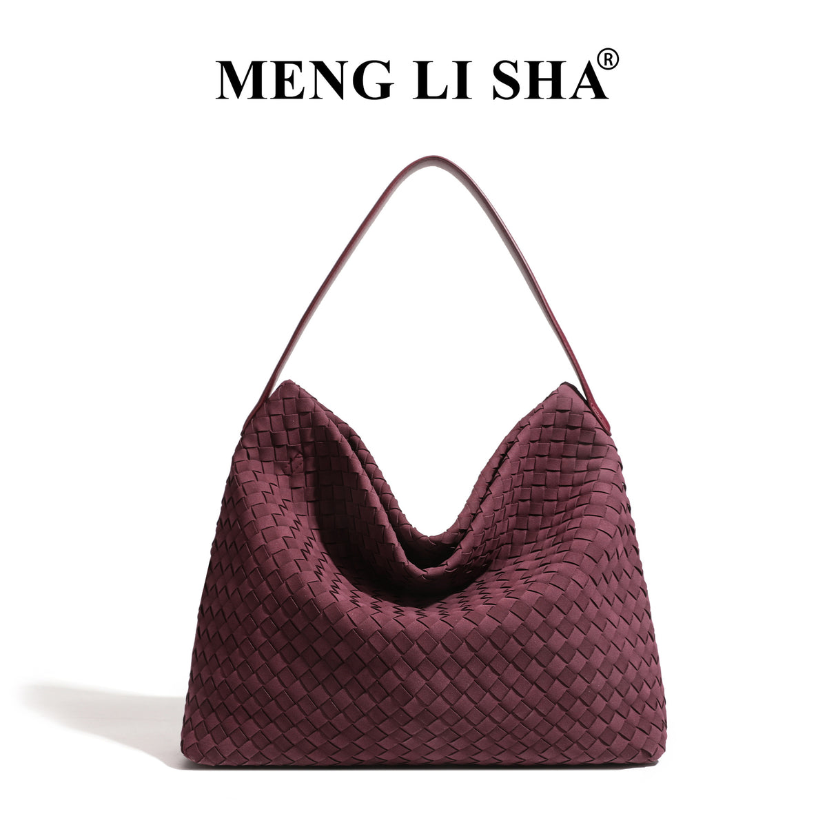 Korean Style Retro Trendy Large Capacity Hand-woven Commuter Women's Shoulder Bag