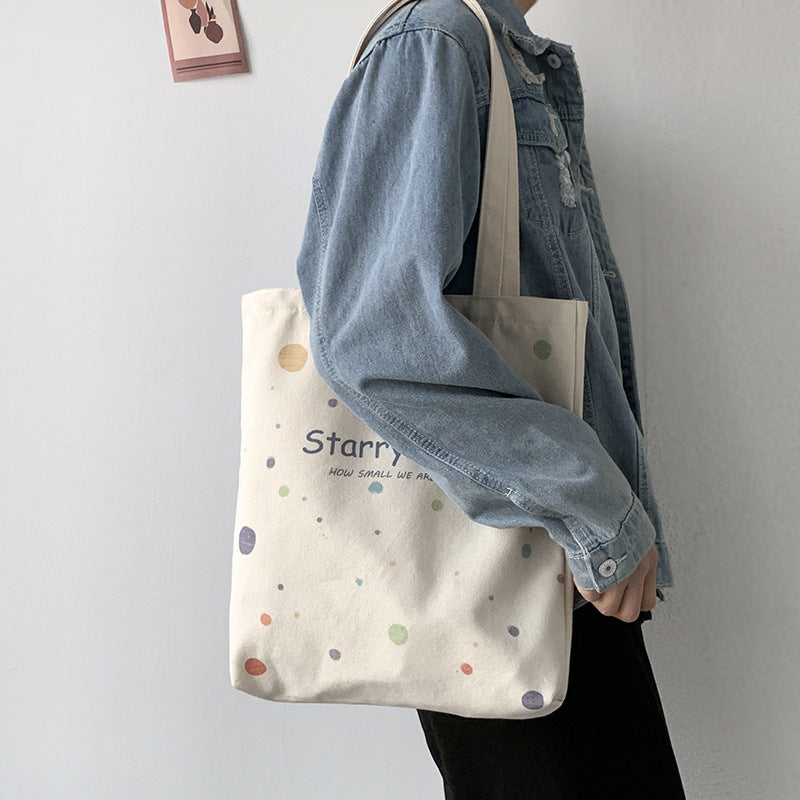 Canvas Female Summer Korean Style Large Capacity Class One Shoulder Bags