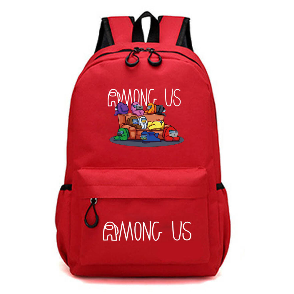 Children's Among Primary Space Werewolf Killing Surrounding The Backpacks