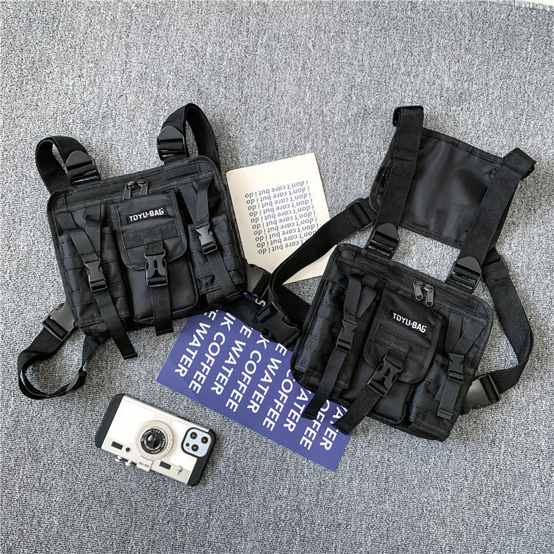 Function Trend Stylish Versatile Leisure Working Men's Chest Bags