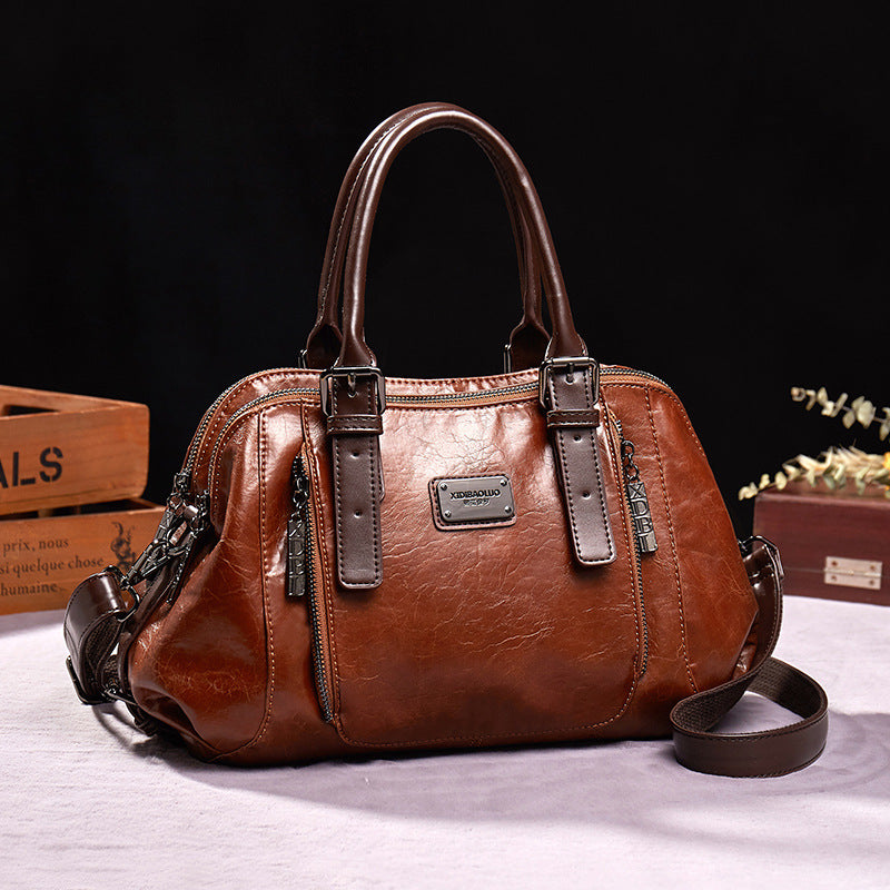 Women's Retro Fashion Portable Adjustable Large Capacity Bags
