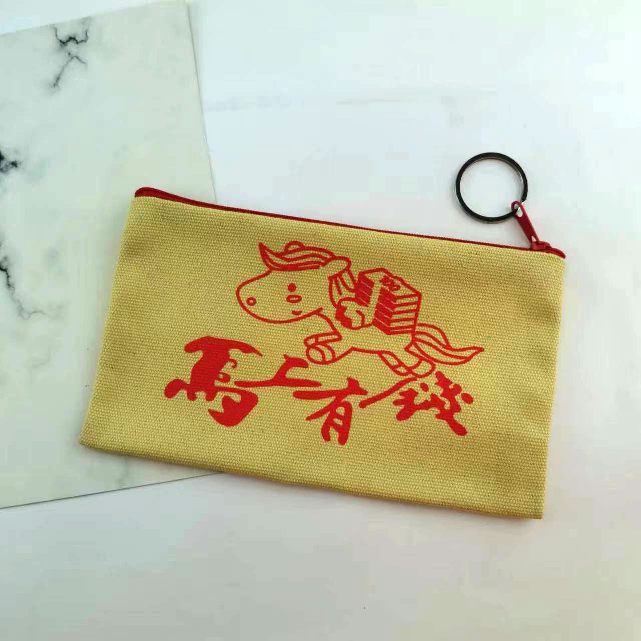 Korean Style Female Mini Short Fabric Coin Purses