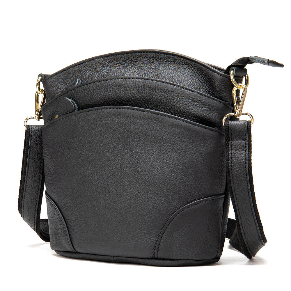 Women's Cowhide Leather First Layer Genuine High-grade Shoulder Bags