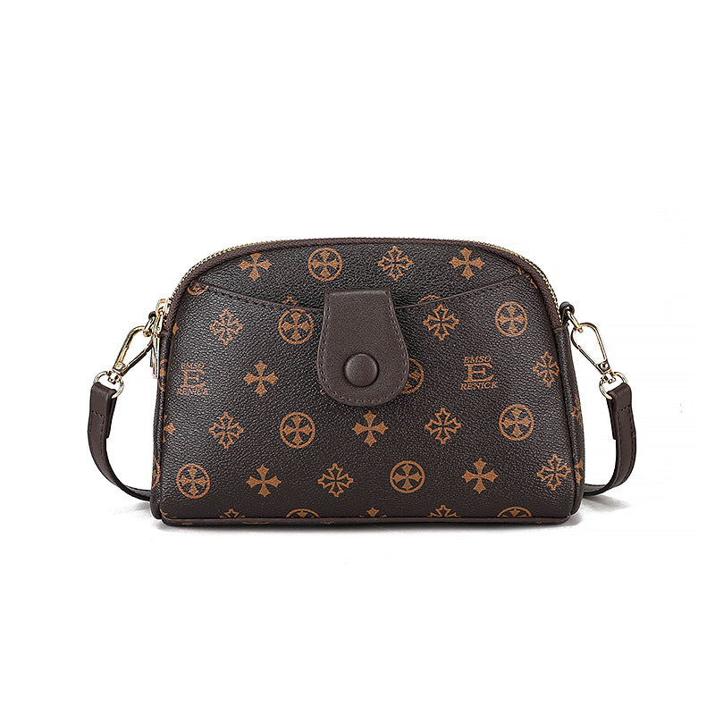 Mini Shell Korean Retro Printed Summer Mom Crossbody Bags