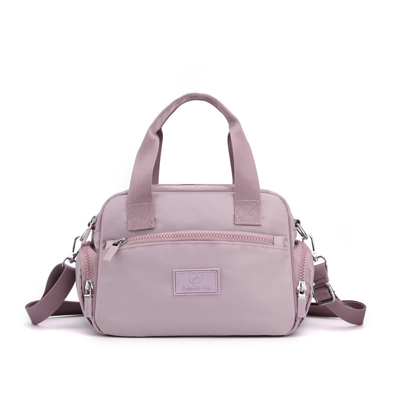Women's Large Capacity Waterproof Simple Fashion Nylon Handbags