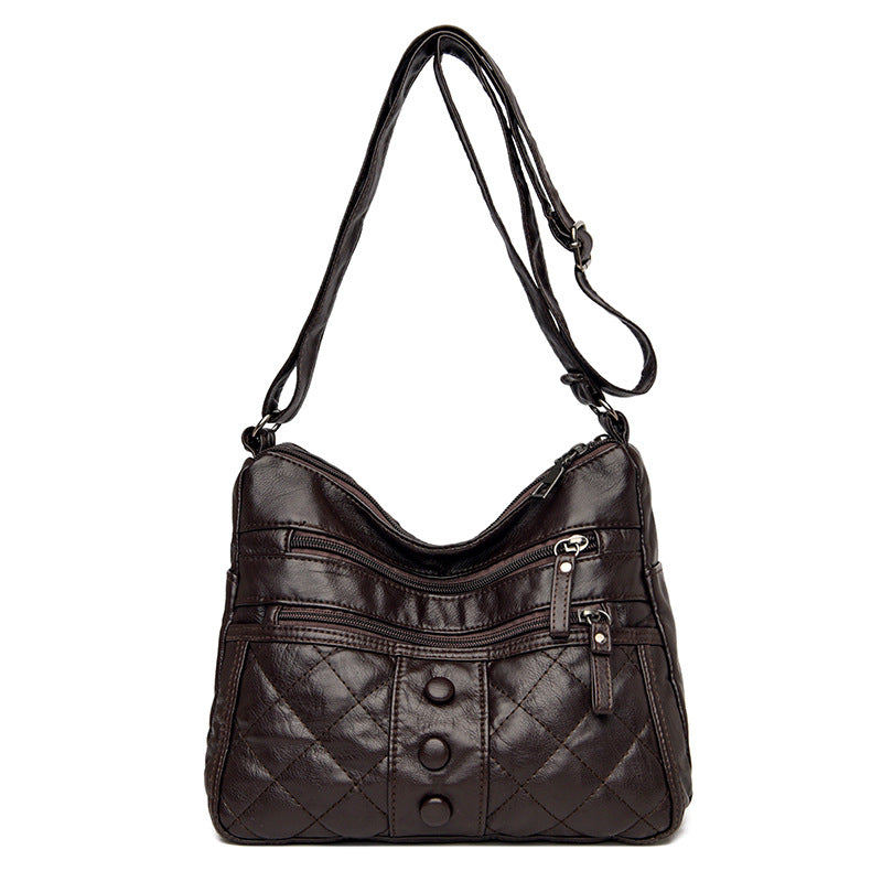 Women's Graceful Soft Surface Fashion Mom Crossbody Bags