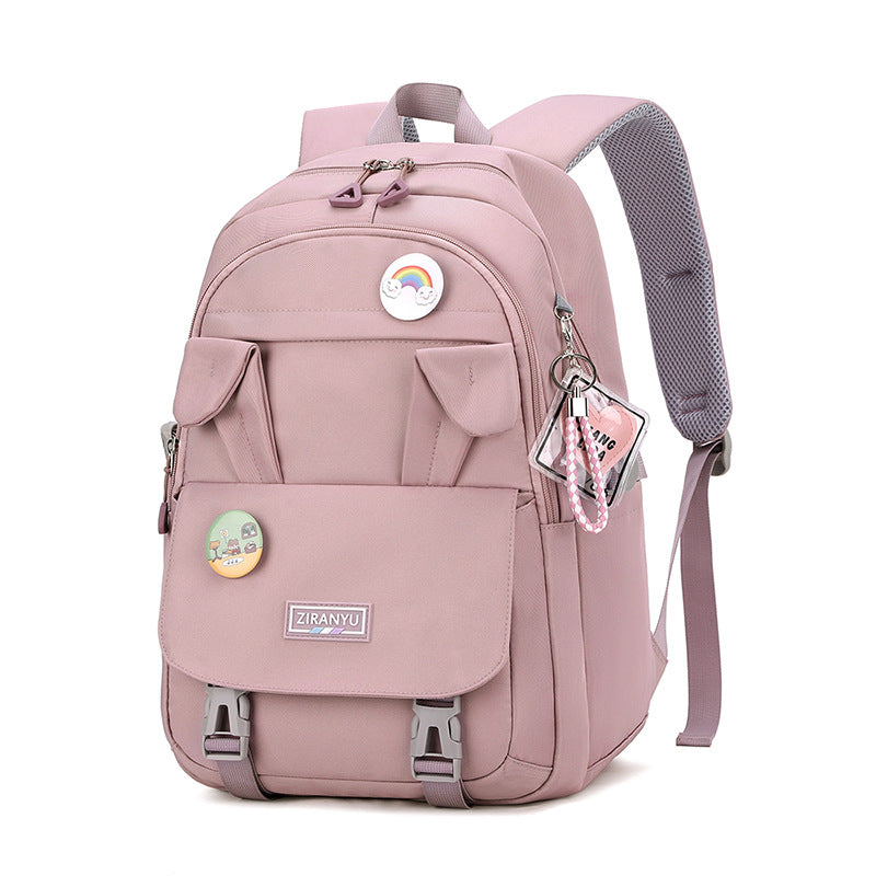 Natural Fish College Style High And Large Capacity Fashion Backpacks
