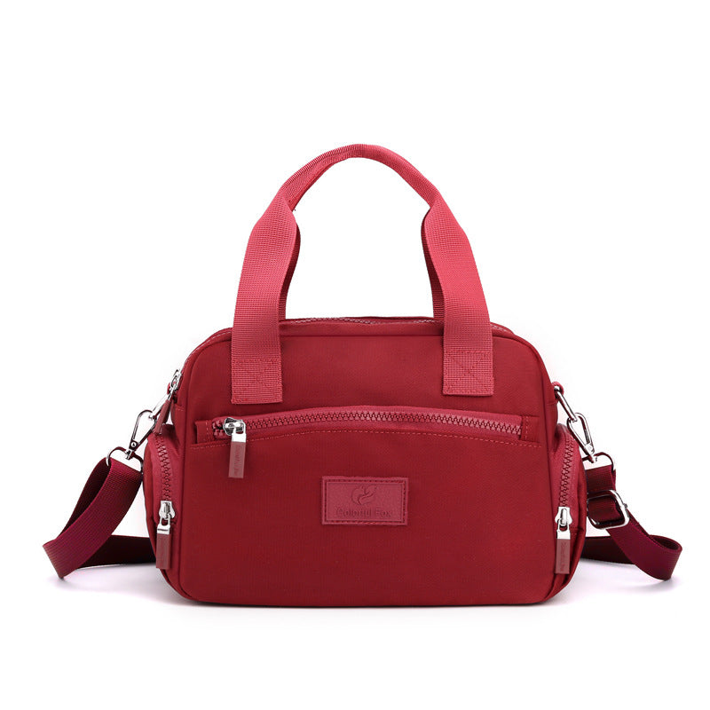 Women's Large Capacity Waterproof Simple Fashion Nylon Handbags