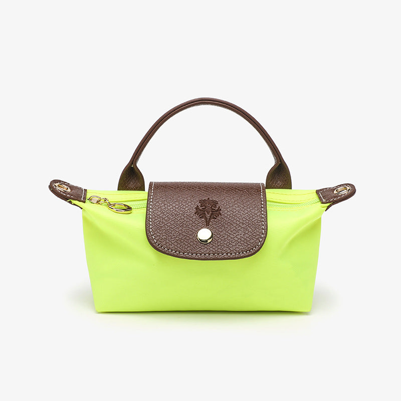 Women's Popular Nylon Cloth Design Texture Portable Bags