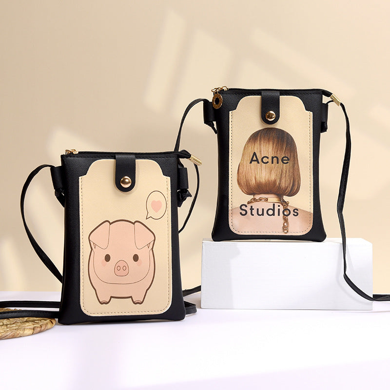 Women's Cute Mobile Korean Fashion Fresh Crossbody Bags