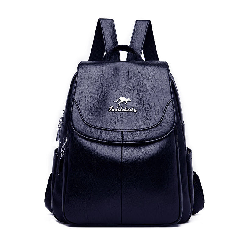 Female Versatile Large Capacity Soft Leather Bags