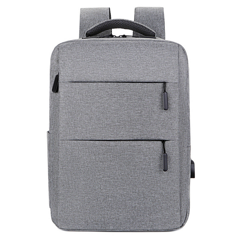 Cloth Double Zipper Waterproof Computer Business Backpacks