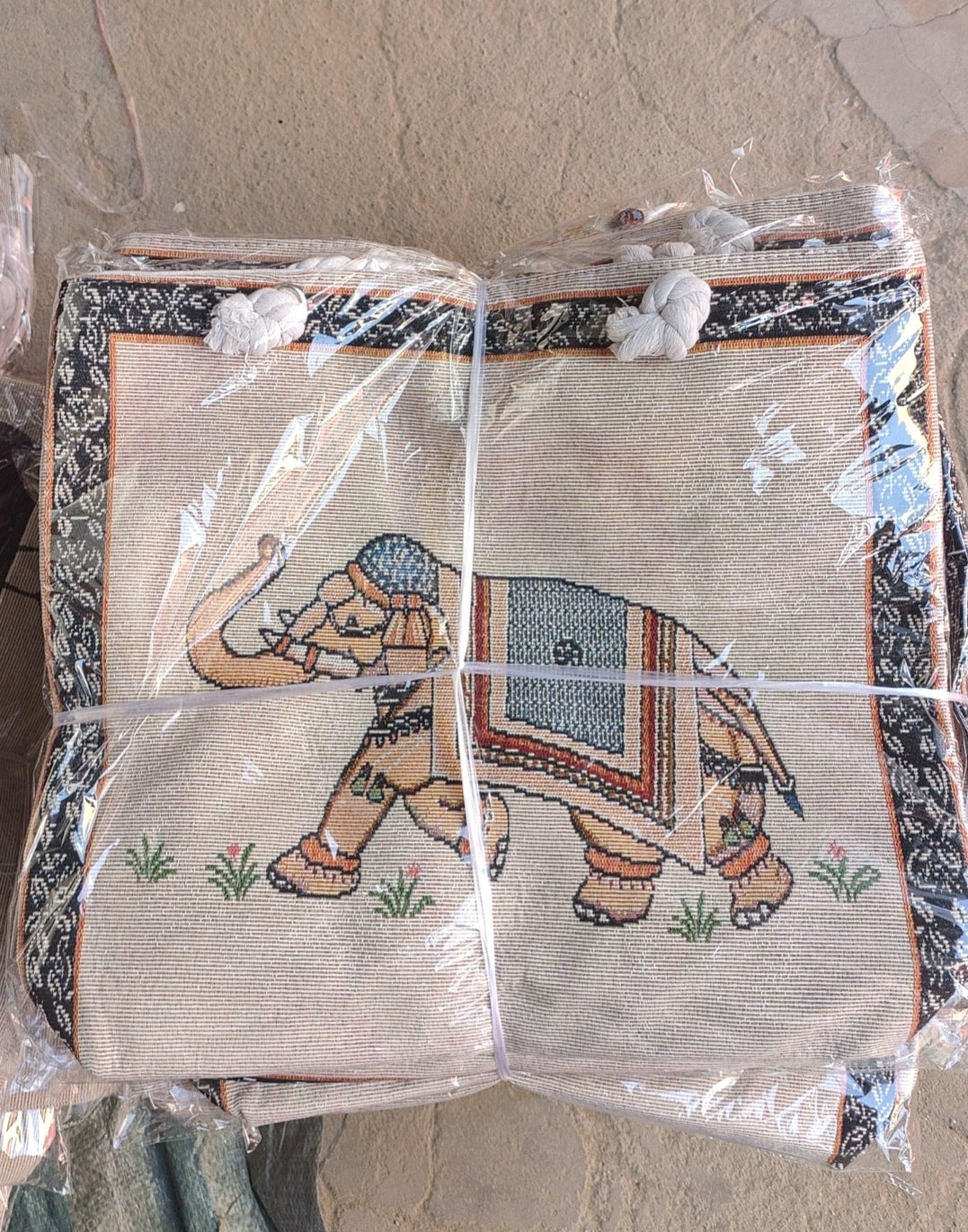 Ethnic Embroidery Double-sided Scenic Spot Thick Shoulder Bags