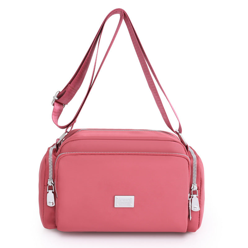 Women's Nylon Simple Fashion Wide Strap Large Capacity Shoulder Bags