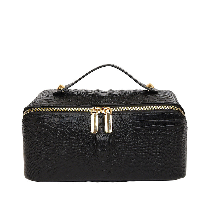 Large Capacity Wind Good-looking Soft Glutinous Cosmetics Storage Portable Makeup Bag