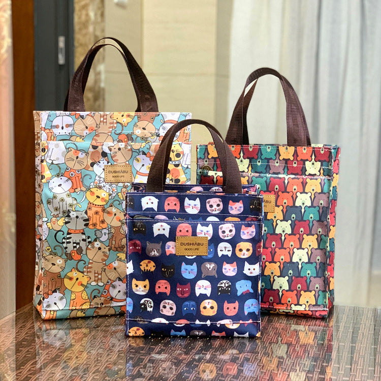 Volume Waterproof Lunch Box Snack Make-up Handbags