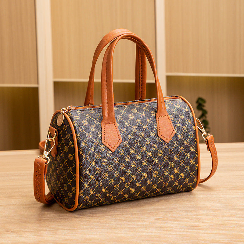 Women's Trendy Fashion Printed Pillow Diamond Embroidered Crossbody Bags