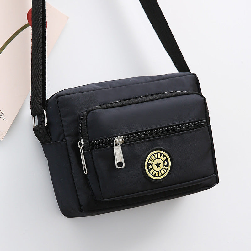 Women's Oxford Cloth Mother Flower Canvas Stall Crossbody Bags
