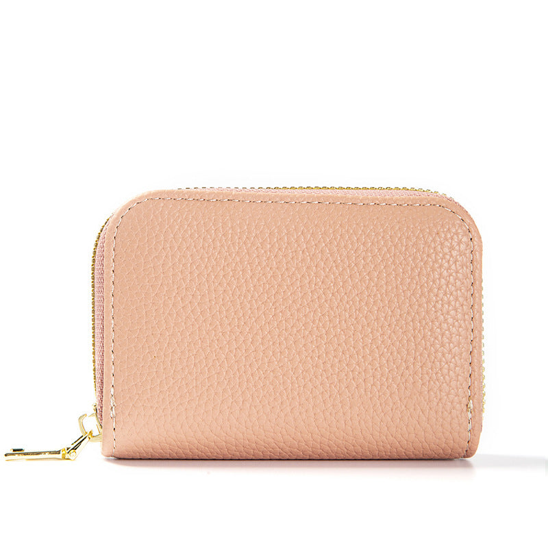 Attractive Swiping Expanding Multiple Slots Zipper Purses