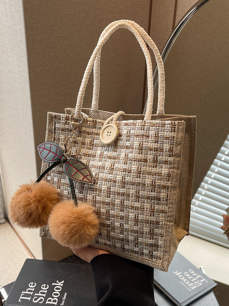 Women's High-grade Texture Niche Fashionable Red Gift Handbags