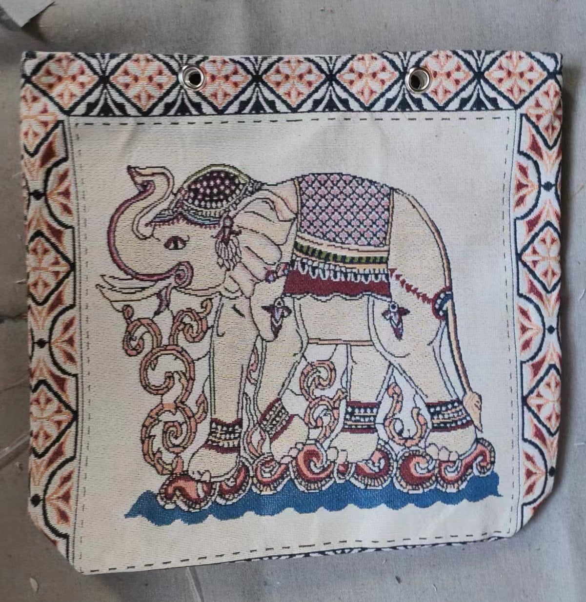 Ethnic Embroidery Double-sided Scenic Spot Thick Shoulder Bags