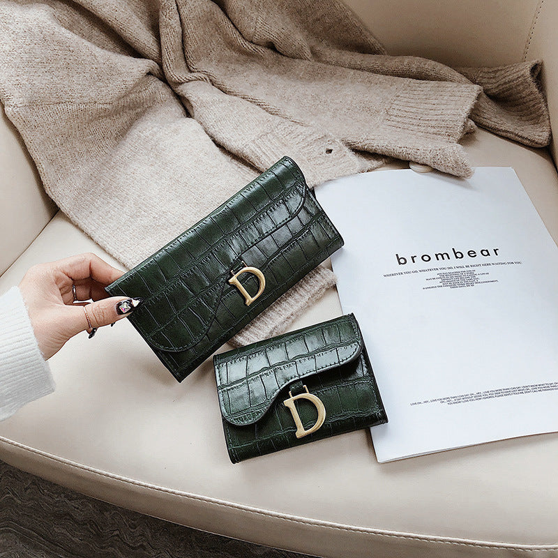 Women's Retro Korean Fashion Simple Short Credit Purses