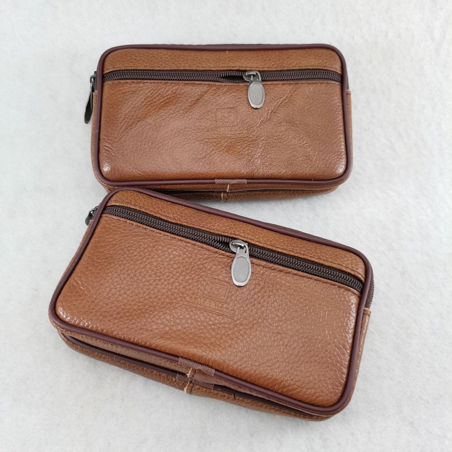 Men's Cattle Leather Mobile Smart Sundry Men's Waist Packs