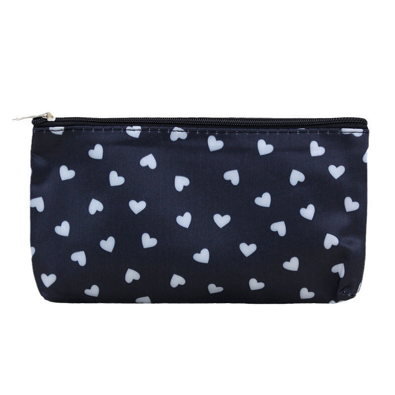 Beautiful Horizontal Storage Letter Jacquard Hand Cosmetic Bags