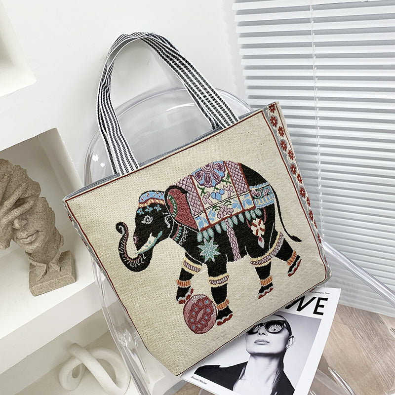 Cartoon Embroidered Leisure Big Owl Embroidery Bags