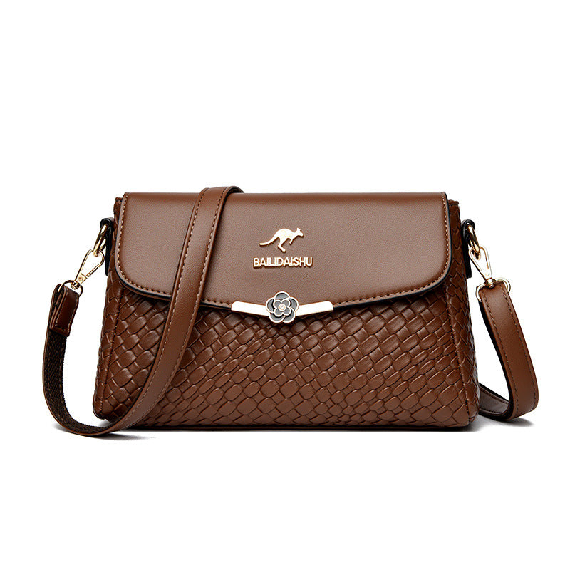 Classy New Women's Woven Mom Fashion Crossbody Bags