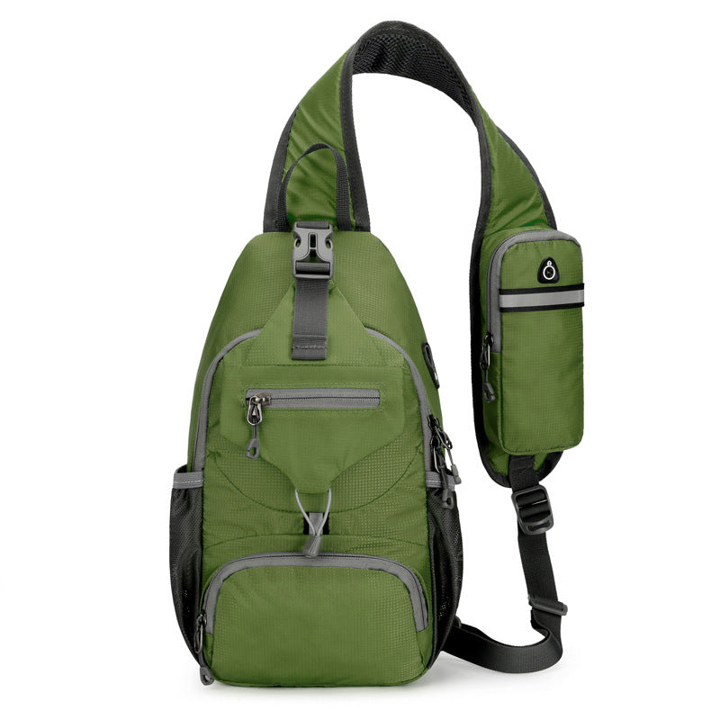 Men's Lightweight Trend Multicolor Mobile Multifunctional Cashier Men's Chest Bags