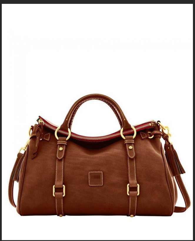 Women's Retro Work Plant Soft Hand-held Commuter Crossbody Bags