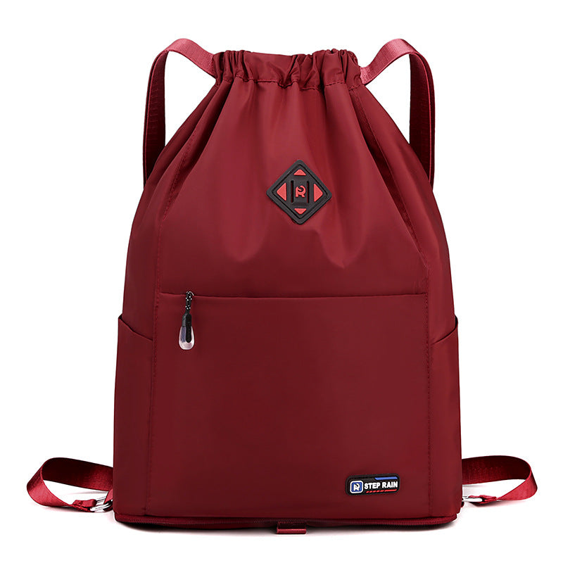 Women's Female Winter Korean Fashion Simple Drawstring Backpacks