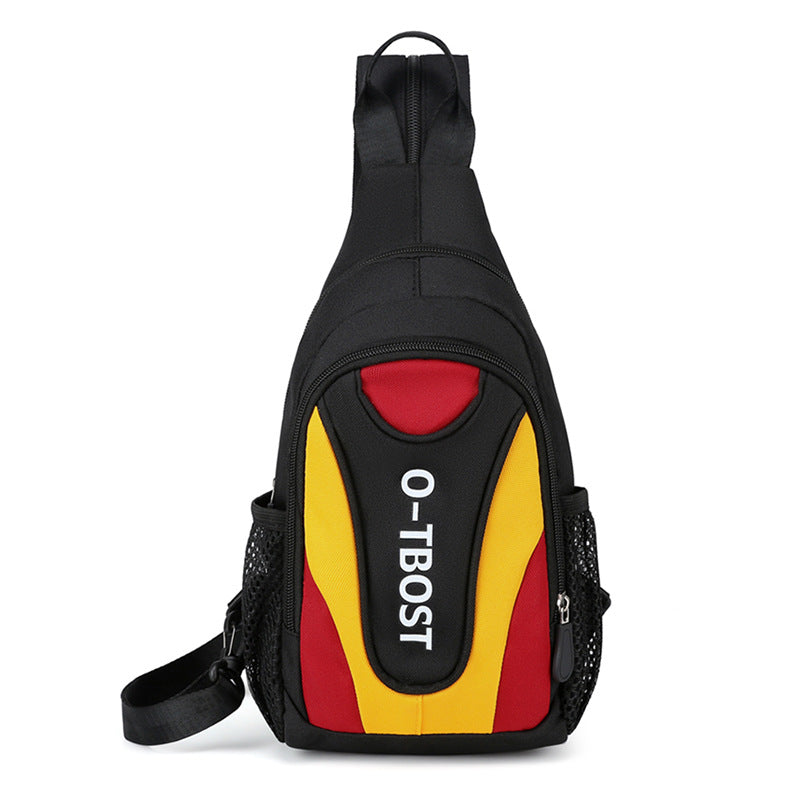 Women's & Men's & Leisure Two Shoulders Oxford Cloth Men's Chest Bags