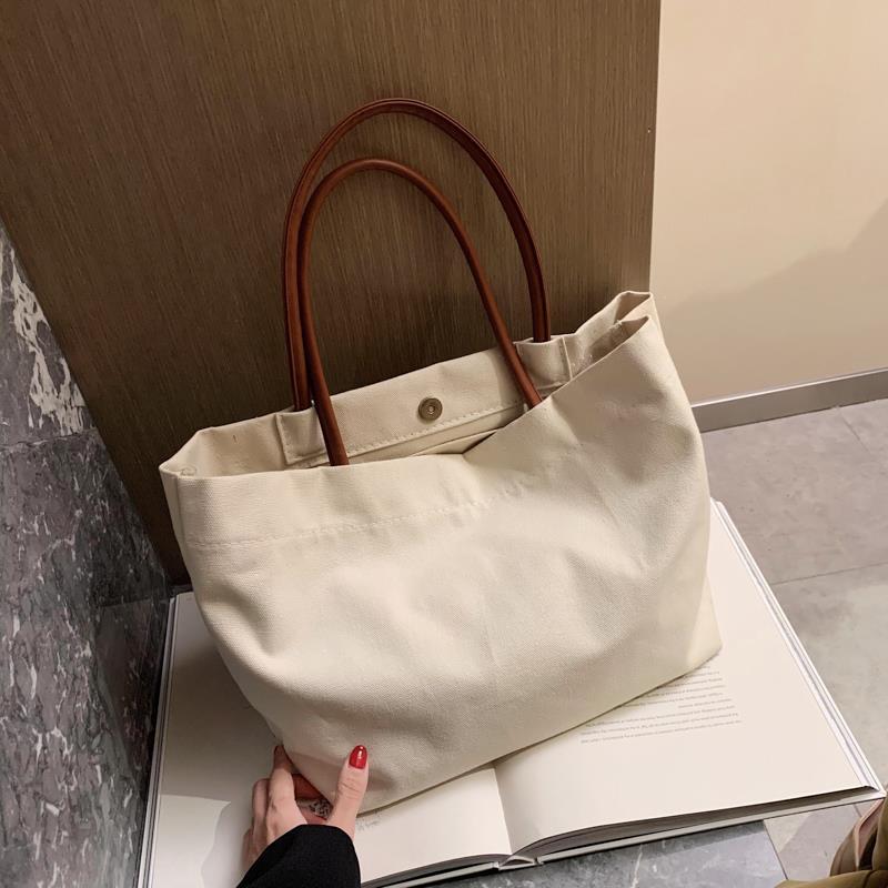 Women's Korean Style Large Capacity Idle Hand Shopping About Artistic Shoulder Bags
