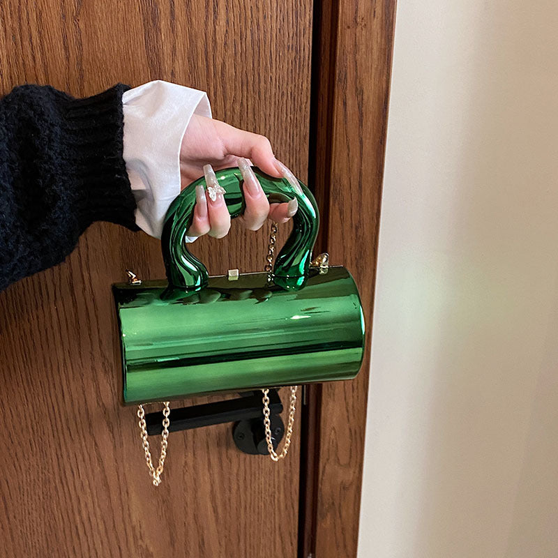 Candy Color Acrylic Cylinder Mori Style Bags
