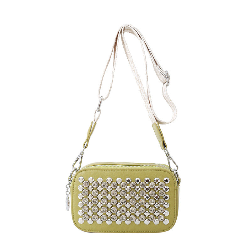 Women's Retro Fashion Diamond Cross Body Western Bags