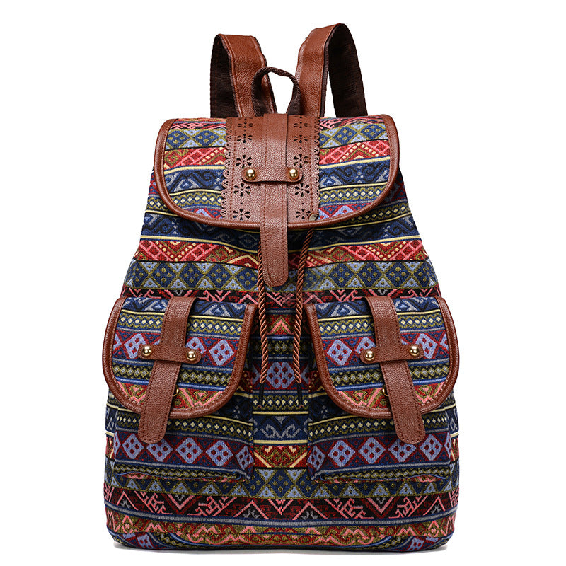 Women's Exotic Style Retro Trendy Large Capacity Backpacks
