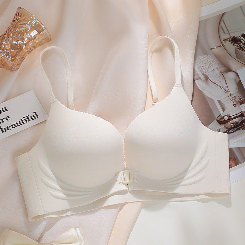 Women's Breasts Push Up Buckled Front Shaped Back Bras
