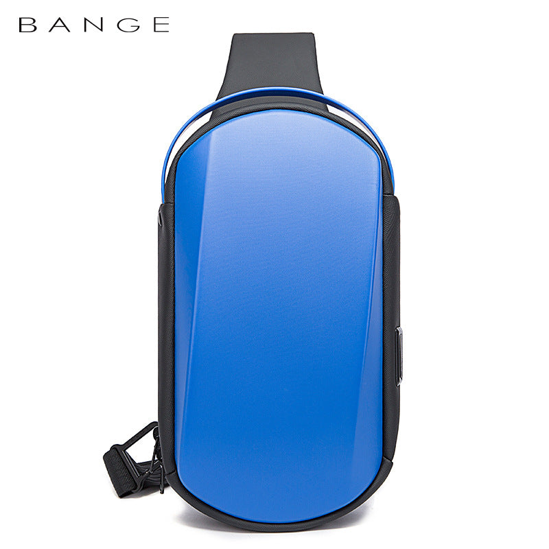 Men's Waterproof Hard Shell Trendy Pouch Men's Chest Bags
