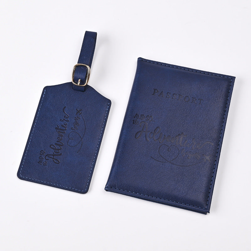 Brave Adventure Passport Cover Tag Ticket Card Holder