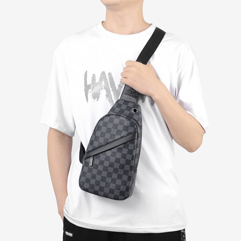 Beautiful Men's Slouchy Gentleman Kangaroo Fashion Men's Chest Bags