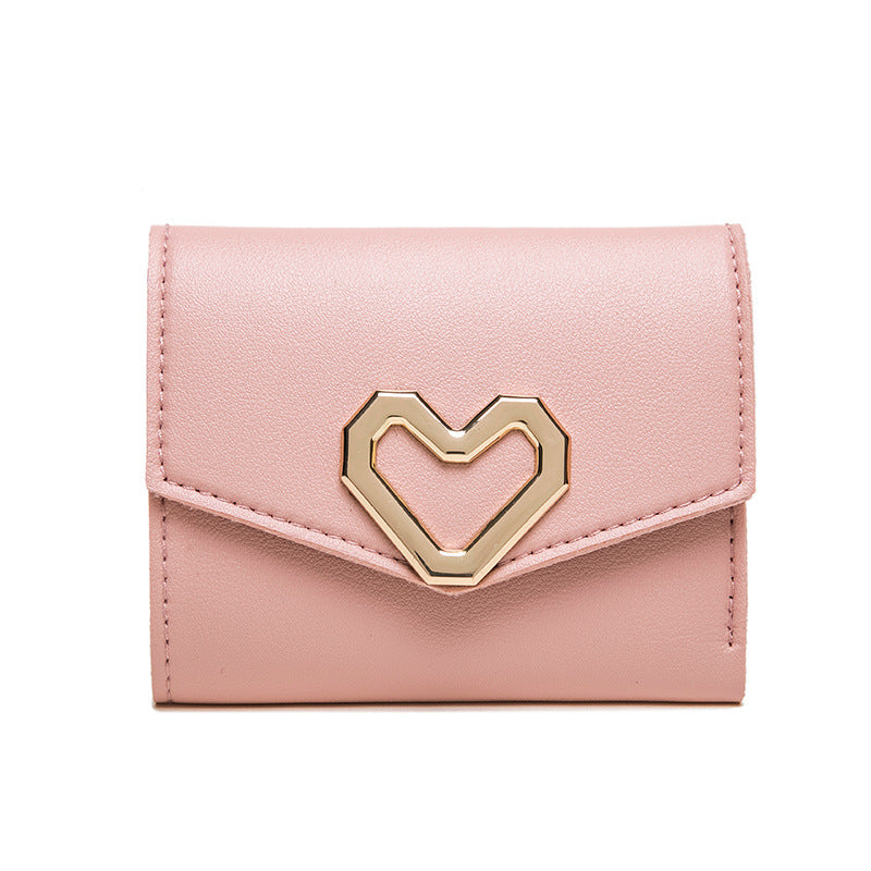 Popular Glamorous Women's Three Fold Love Handbags