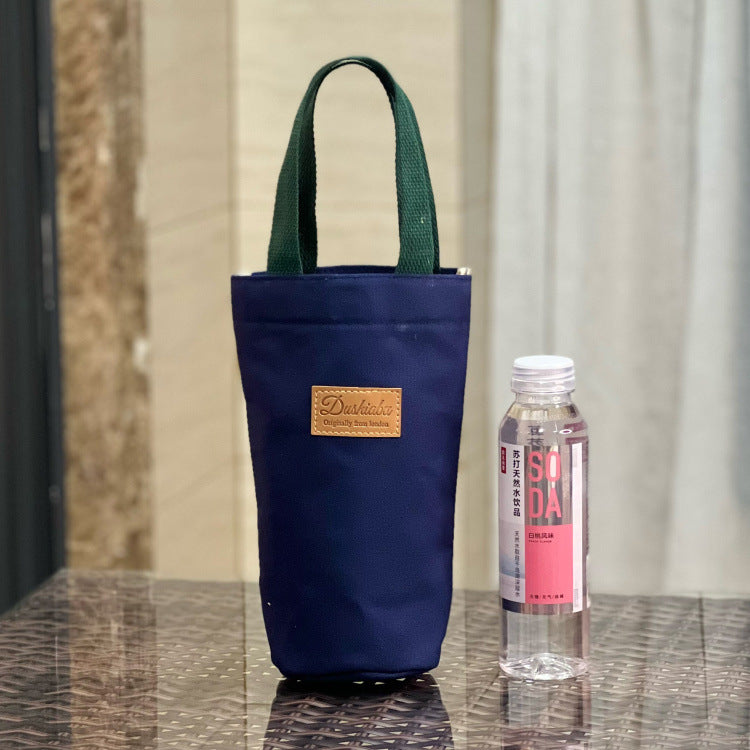 Canvas Thick Portable Solid Color Water Handbags