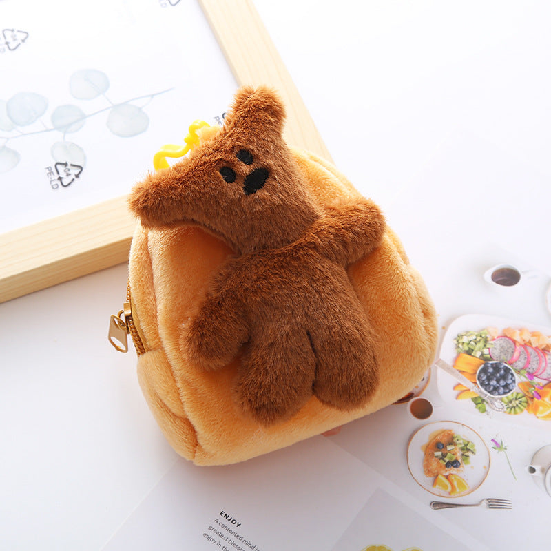 Women's Capybara Lovely Ears Guinea Pig Ornaments Coin Purses