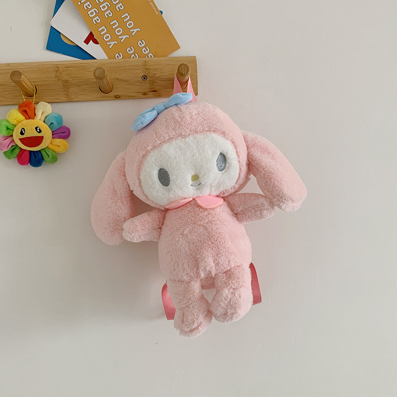 Casual Plush Cartoon Cute Clow Gift Backpacks