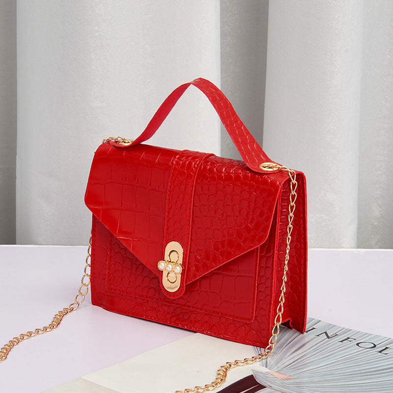 Trendy Women's Versatile Chain Fashion Pattern Handbags
