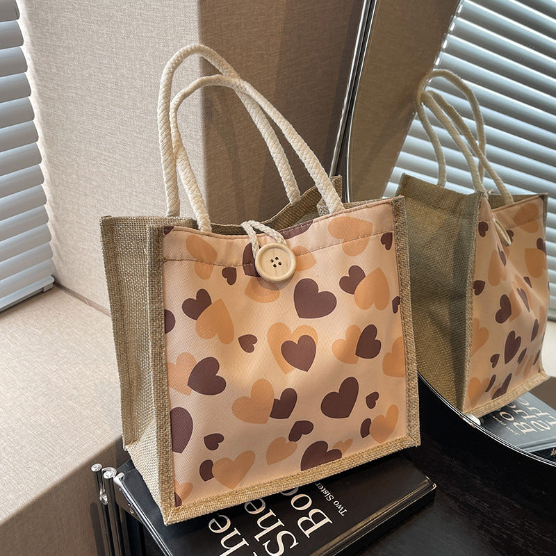 Lunch Box Female Summer Outing Hand Handbags