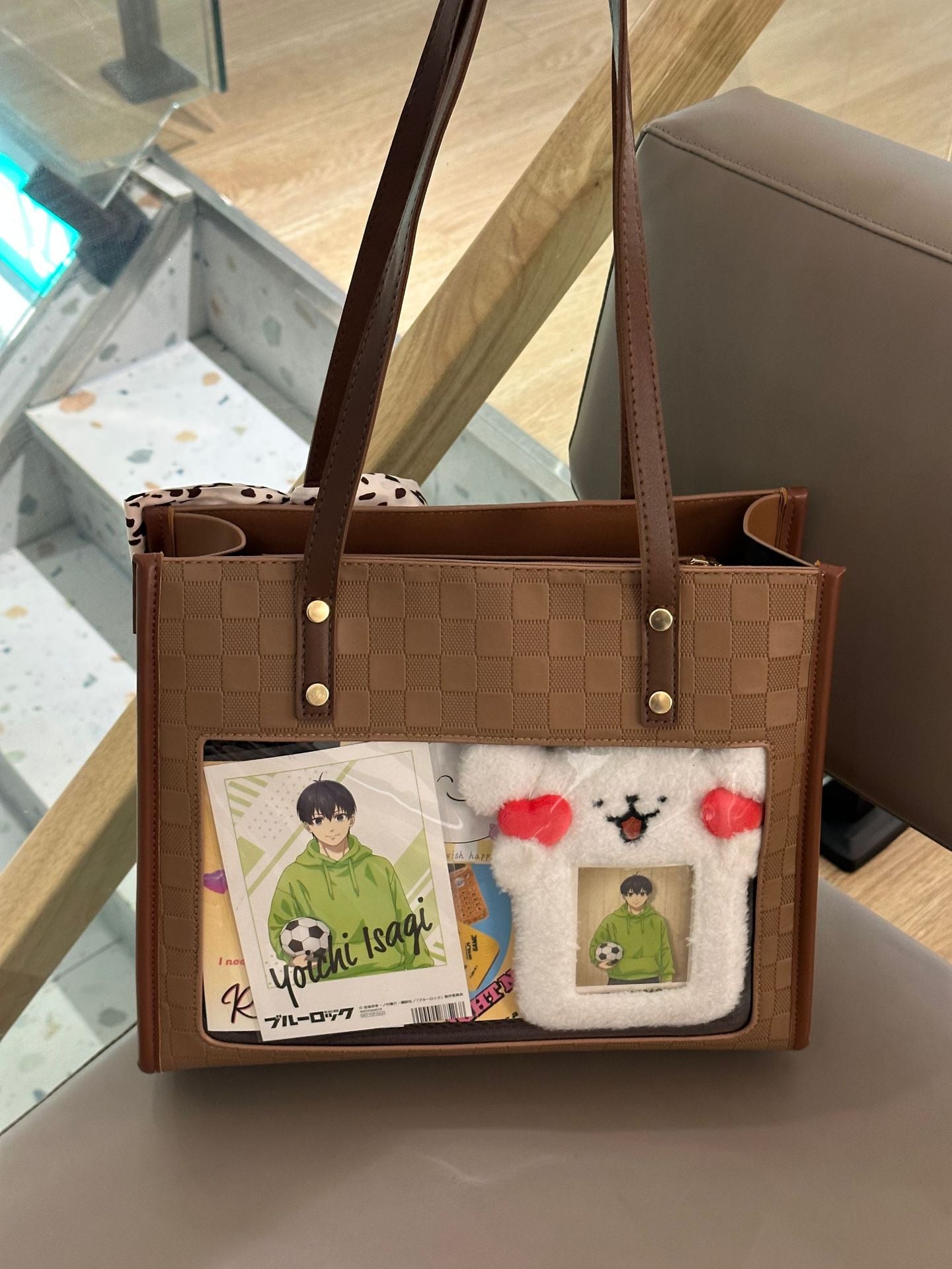 Bow Cartoon Large Capacity Versatile Transparent Handbags